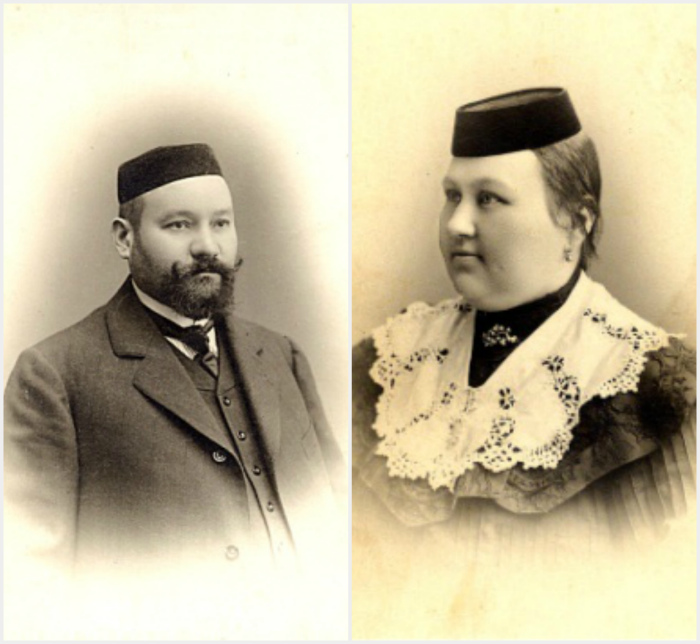 Зайнетдин Агафуров с женой Асьмой Садыковной